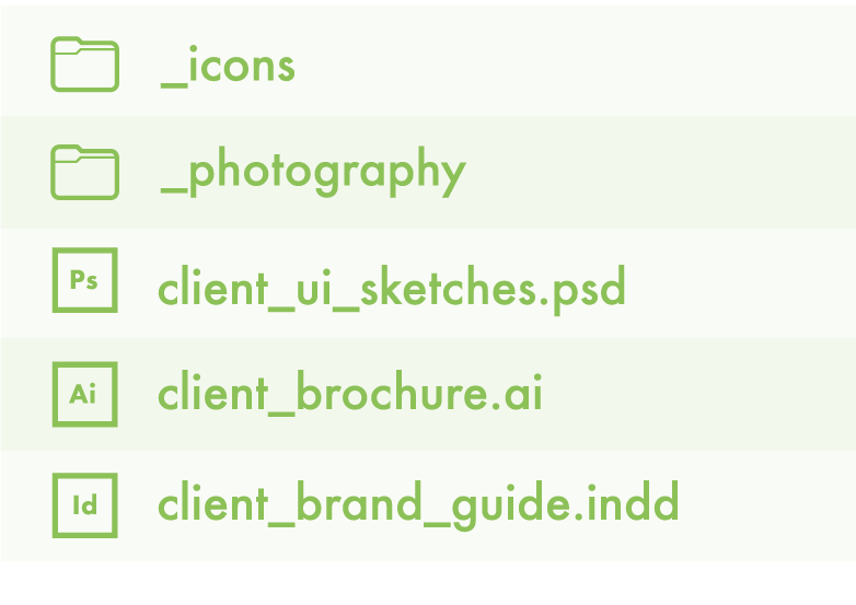 Name Files Appropriately